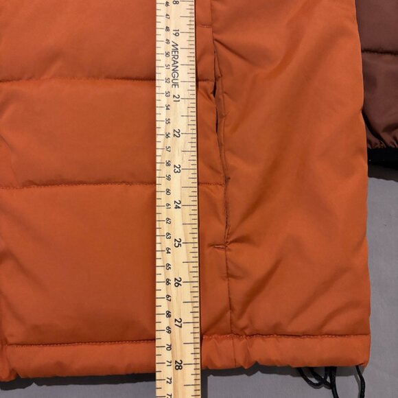 Billabong Jacket Medium Brown Orange Puffer Outdoor Skiing Winter Full Zip - Picture 3 of 5